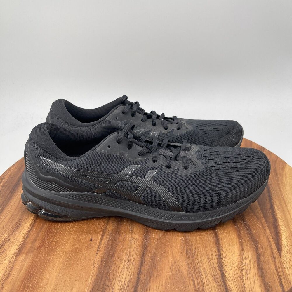 Asics GT-1000 11 Shoes Mens Size 11 Triple Black Running Comfort Walking Sneaker